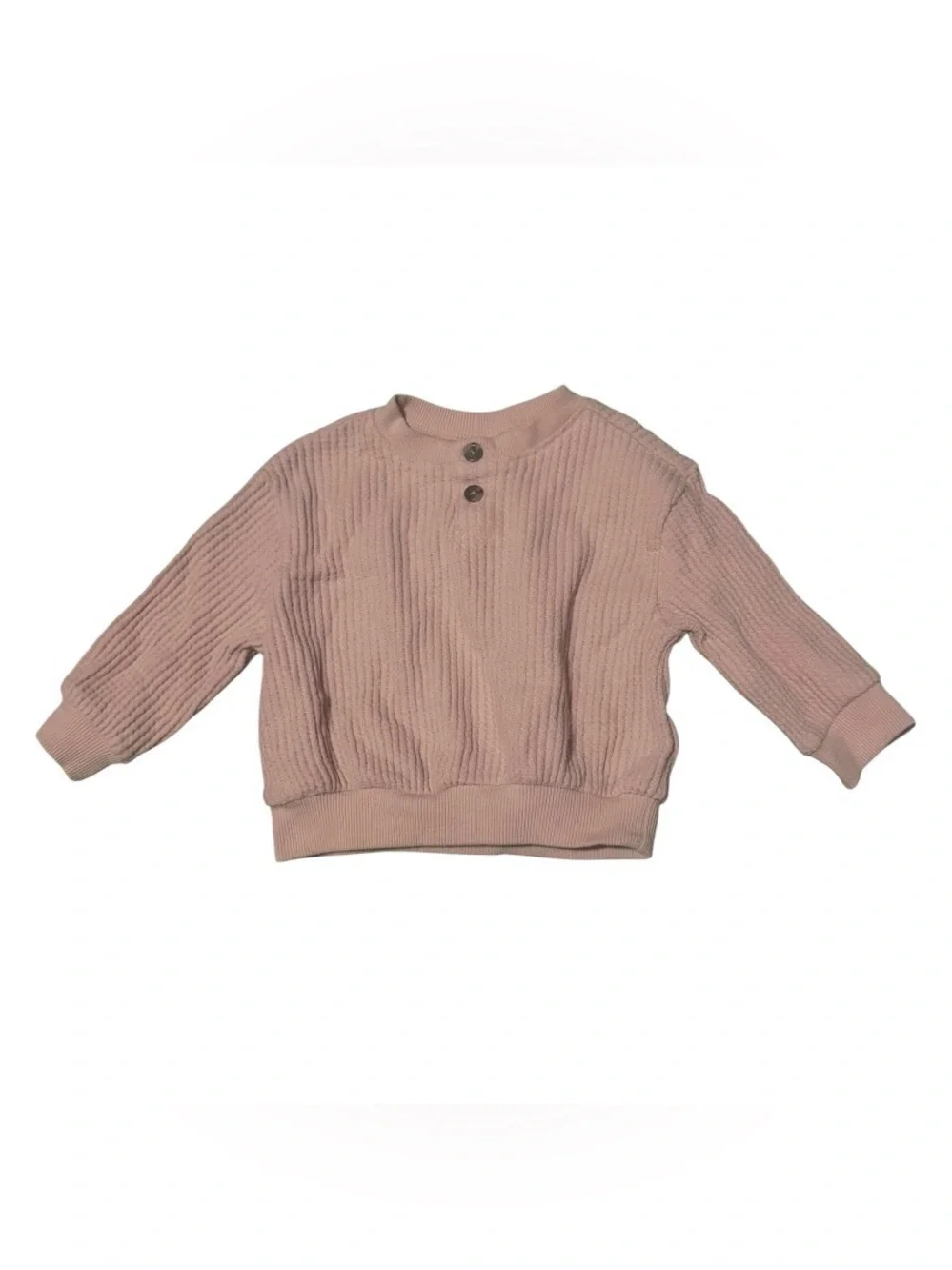 Kids' Soft Knit Pullover Pink Sweater